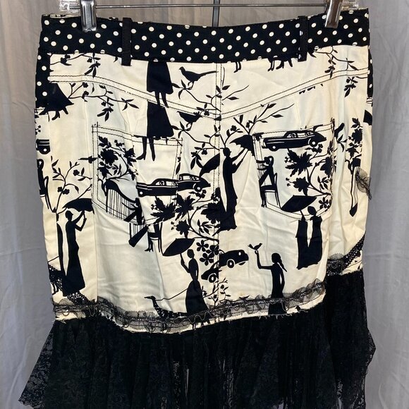Black and White Skirt Size 8 - Picture 2 of 7